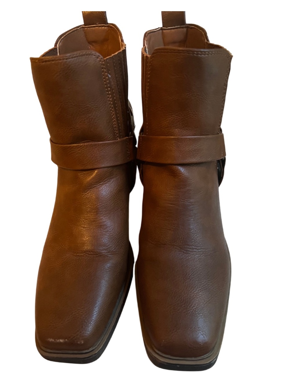 Women’s Brown Western Style Ankle Boots size 9